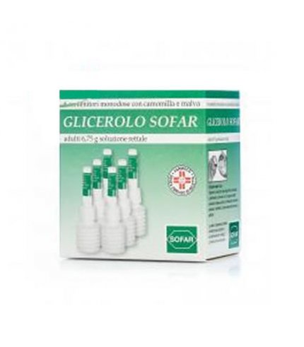 GLICEROLO (SOFAR)*AD 6 contenitori monodose 6,75 g soluz rett con camomilla e malva