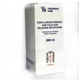 SODIO CLORURO (FRESENIUS KABI ITALIA)*1 flacone EV 500 ml 0,9%