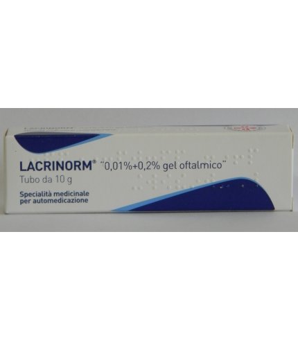 LACRINORM*gel oftalmico 10 g 0,01%