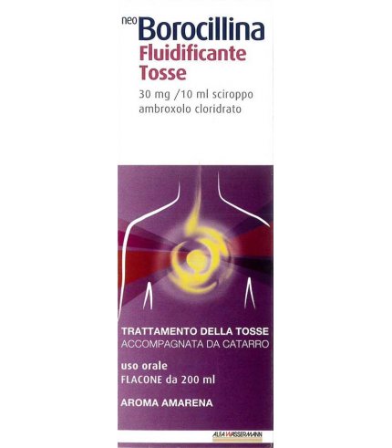 NEOBOROCILLINA FLUIDIFICANTE TOSSE*sciroppo 1 flacone 200 ml30 mg/ml