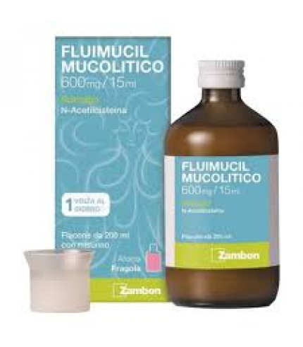 FLUIMUCIL MUCOLITICO*scir 200 ml 600 mg/15 ml