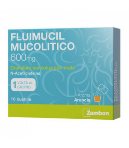 FLUIMUCIL MUCOLITICO*orale grat 10 bust 600 mg