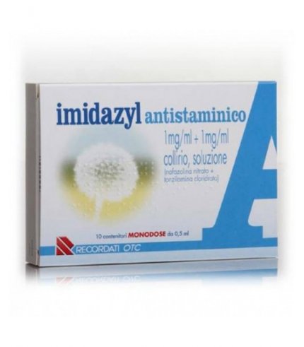 IMIDAZYL ANTISTAMINICO*10 monod collirio 0,5 ml 1 mg/ml + 1mg/ml