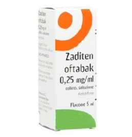 ZADITEN OFTABAK*collirio 5 ml 0,25 mg/ml