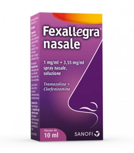 FEXALLEGRA NASALE*spray nasale 10 ml 1 mg/ml + 3,55 mg/ml