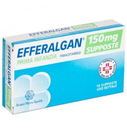 EFFERALGAN*10 supp 150 mg