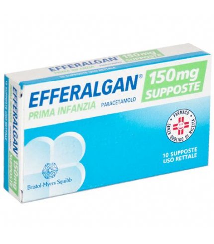 EFFERALGAN*10 supp 150 mg