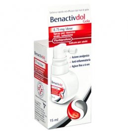 BENACTIVDOL GOLA*spray mucosa orale 15 ml 8,75 mg/dose