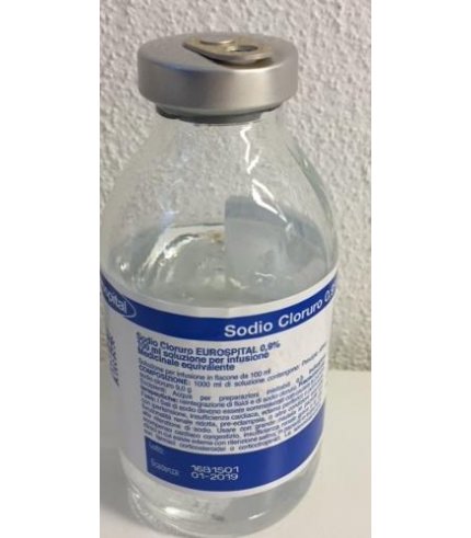 SODIO CLORURO (EUROSPITAL)*1 flacone 100 ml 0,9%