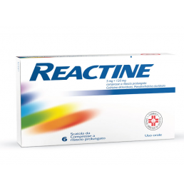 REACTINE*6 cpr 5 mg + 120 mg rilascio prolungato