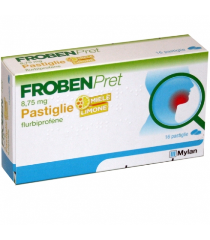 FROBENPRET*16 pastiglie 8,75 mg limone miele