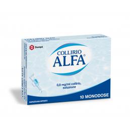 COLLIRIO ALFA DECONGESTIONANTE*10 monodosi collirio 0,3 ml 0,8 mg/ml