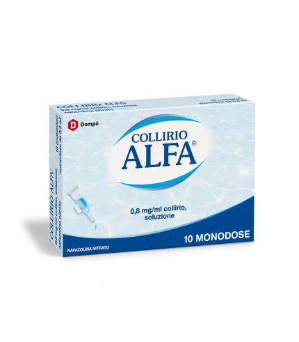 COLLIRIO ALFA DECONGESTIONANTE*10 monodosi collirio 0,3 ml 0,8 mg/ml