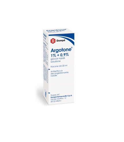 ARGOTONE*gtt rinol 20 ml 1% + 0,9%