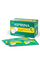 ASPIRINA C*20 cpr eff 400 mg + 240 mg