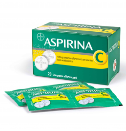 ASPIRINA C*20 cpr eff 400 mg + 240 mg