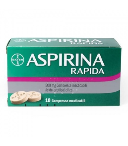 ASPIRINA RAPIDA*10 cpr mast 500 mg
