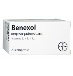 BENEXOL*20 cpr gastrores 250 mg + 250 mg + 500 mcg flacone