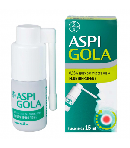 ASPI GOLA*spray mucosa orale 15 ml 0,25%