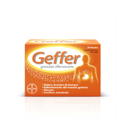 GEFFER*orale granulato effervescente 24 bustine 5 g