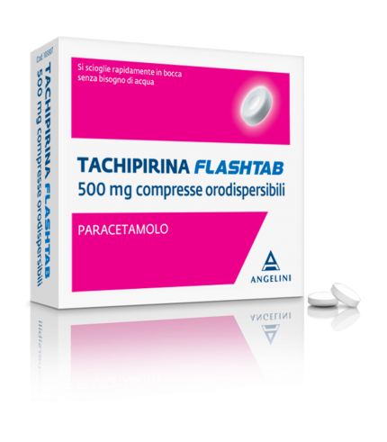 TACHIPIRINA FLASHTAB*16 cpr orodispers 500 mg