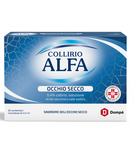 COLLIRIO ALFA OCCHIO SECCO*20 monod collirio 0,5 ml 0,4%