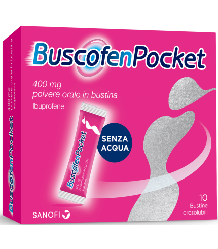 BUSCOFENPOCKET*orale polv 10 bust 400 mg