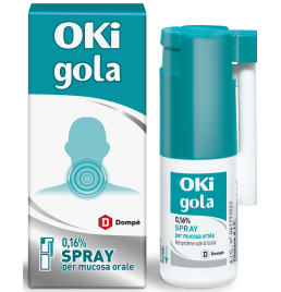 OKI GOLA*spray mucosa orale 15 ml 0,16%