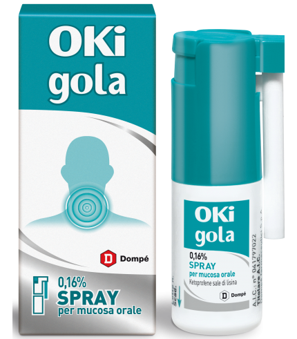 OKI GOLA*spray mucosa orale 15 ml 0,16%