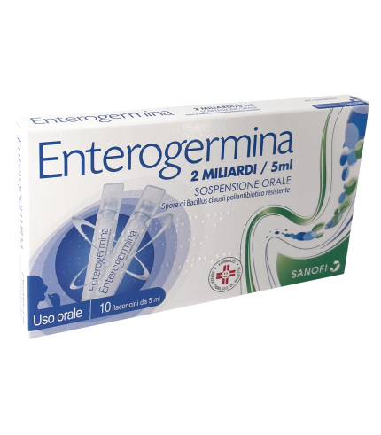 ENTEROGERMINA*orale sosp 10 flaconcini 2 mld 5 ml