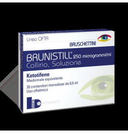 BRUNISTILL*20 flaconcini collirio 0,5 ml 0,025%