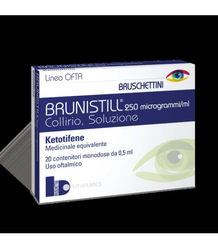 BRUNISTILL*20 flaconcini collirio 0,5 ml 0,025%