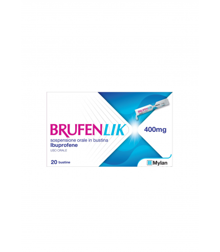 BRUFENLIK*20 bust orale sosp 400 mg 10 ml