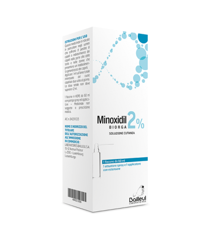 MINOXIDIL BIORGA (LABORATOIRES BAILLEUL)*soluz cutanea 60 ml2%