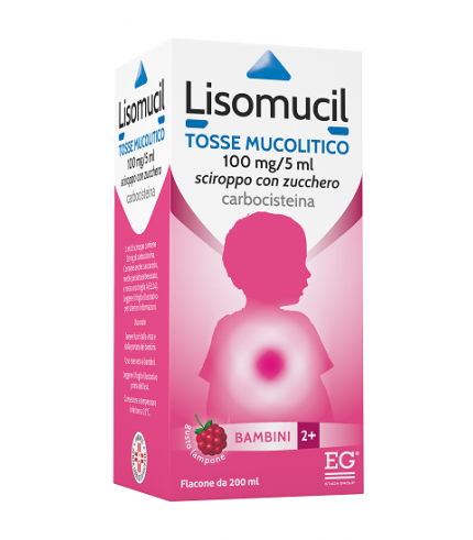 LISOMUCIL TOSSE MUCOLITICO*BB sciroppo 200 ml 100 mg/5 ml con zucchero