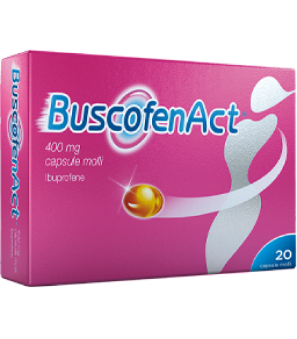 BUSCOFENACT*20 cps molli 400 mg