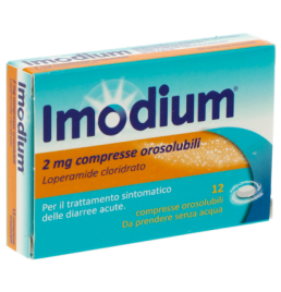 IMODIUM*12 cpr orosolubili 2 mg