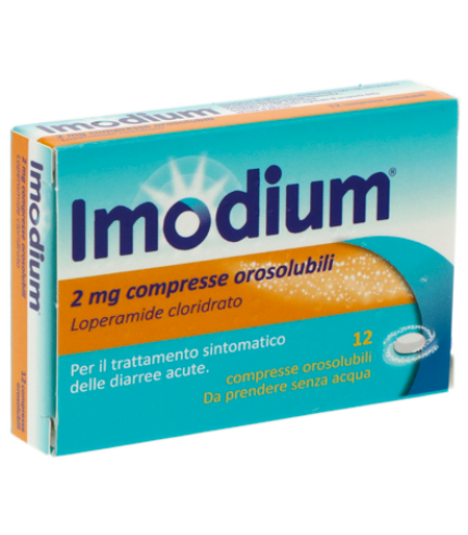 IMODIUM*12 cpr orosolubili 2 mg