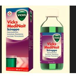 VICKS MEDINAIT*sciroppo 0,5 mg/ml + 0,25 mg/ml + 20 mg/ml 90ml