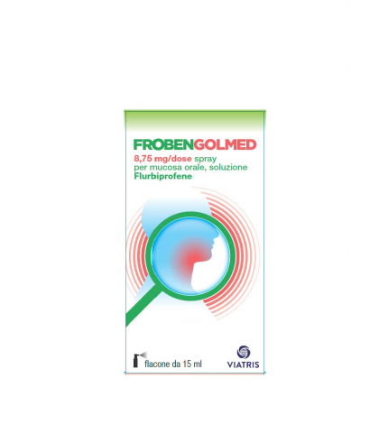 FROBENGOLMED*spray mucosa orale 15 ml 8,75 mg/dose