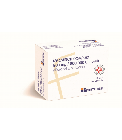 MACMIROR COMPLEX*12 ovuli vag 500 mg + 200.000 Unita' Internazionali