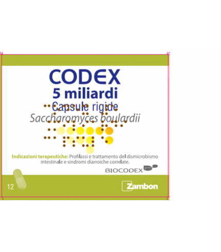 CODEX*12 cps 5 mld 250 mg