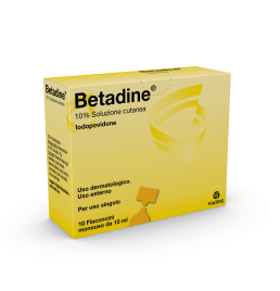 BETADINE*soluz cutanea 10 flaconcini monouso 10 ml 10%