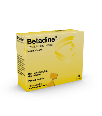 BETADINE*soluz cutanea 10 flaconcini monouso 10 ml 10%