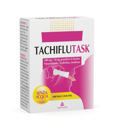 TACHIFLUTASK*orale grat 10 bust 600 mg + 10 mg