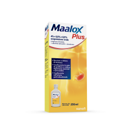 MAALOX PLUS*orale sosp 250 ml 4% + 3,5% + 0,5%