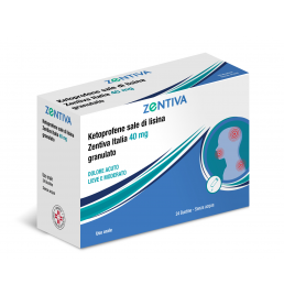 KETOPROFENE SALE DI LISINA (ZENTIVA ITALIA)*orale grat 24 bust 40 mg