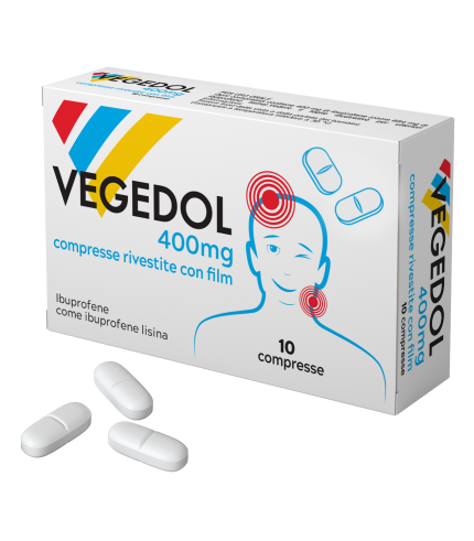 VEGEDOL*10 cpr riv 400 mg