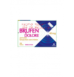 BRUFEN DOLORE*orale grat 24 bust 40 mg