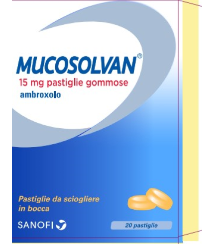 MUCOSOLVAN*20 pastiglie gommose 15 mg
